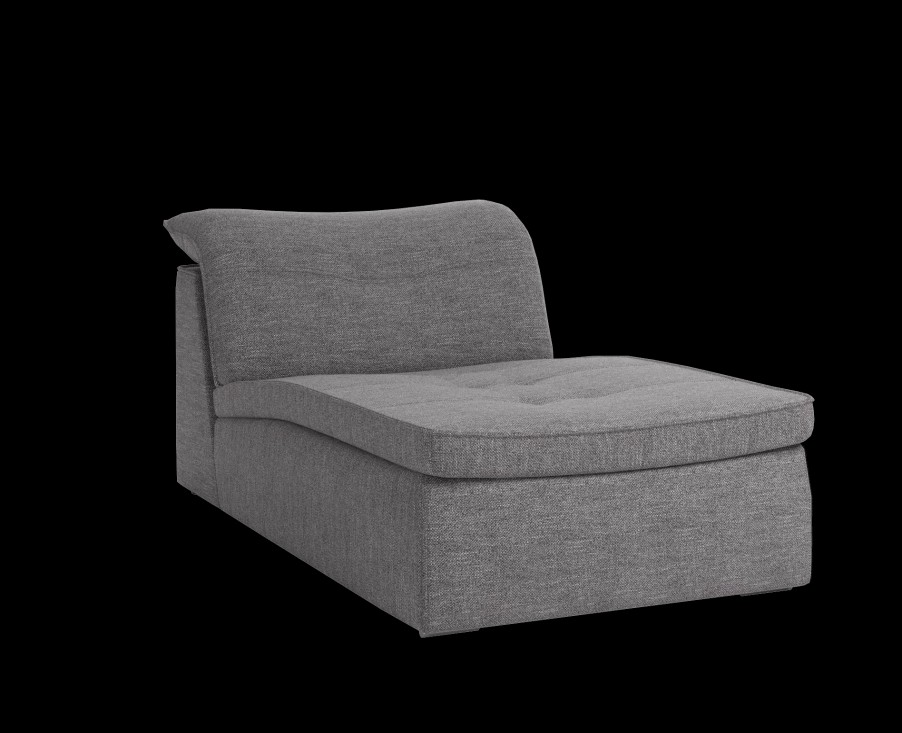 Produits Gautier Canapes Droits Design | Chaise Longue Tetiere Amovible Domino