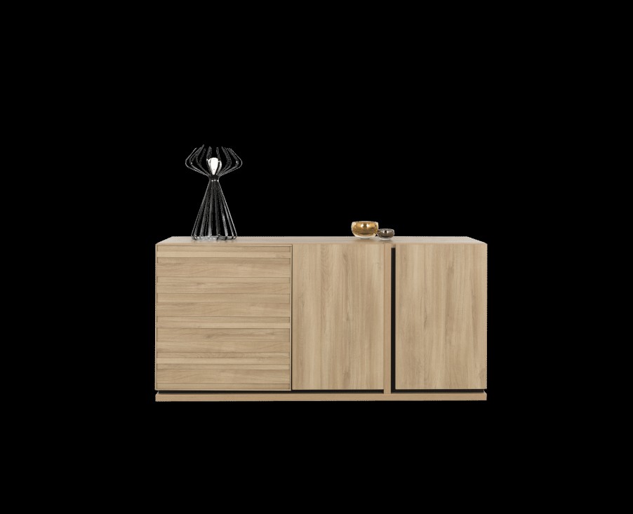 Produits Gautier Buffets Design Et Vaisselier | Petit Buffet 3 Portes Natura