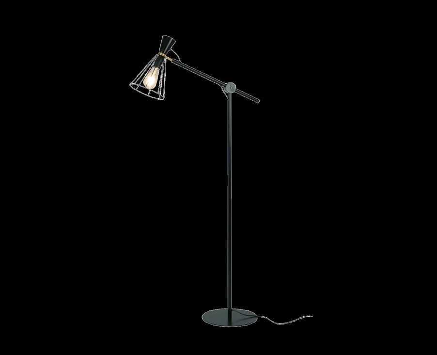 Produits Gautier Luminaires | Lampadaire Christy Noir