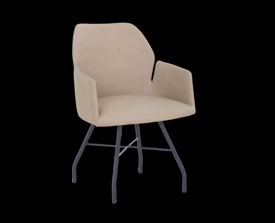 Produits Gautier Chaises De Salle A Manger | Fauteuil Bridge Edito Metal